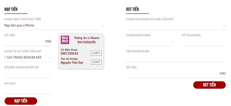 Hướng dẫn nạp tiền Mibet chi tiết qua các cách thức đơn giản