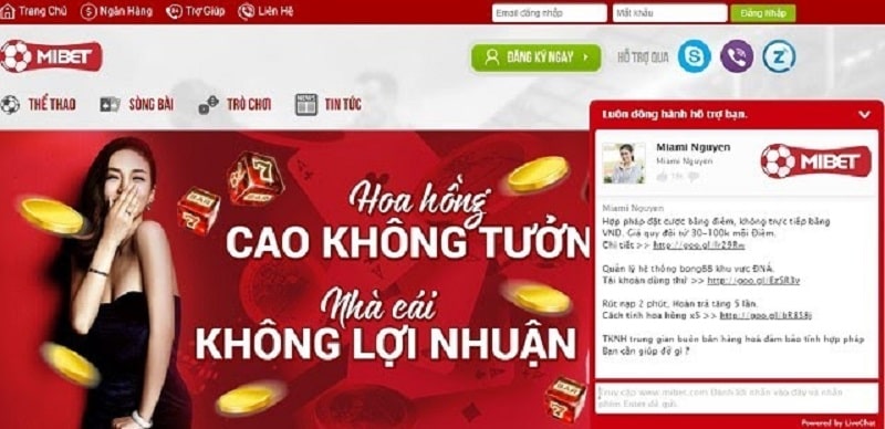 Hướng dẫn lấy tài khoản dùng thử Mibet